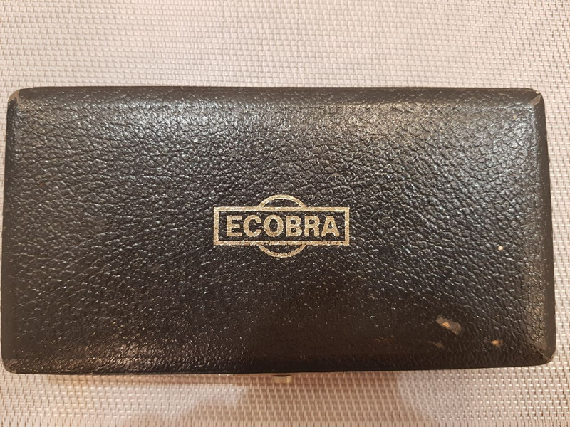 Vintage ECOBRA Germany Precision Compass Set–Complete in Original Case–Excellent gallery