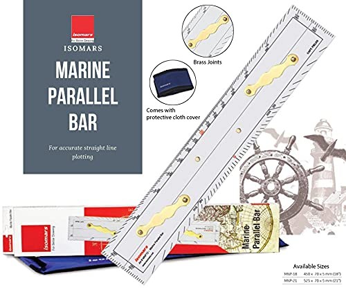 18 Inch Marine Parallel Bar Acrylic Clear Nautical Navigation Plotting Ruler gallery