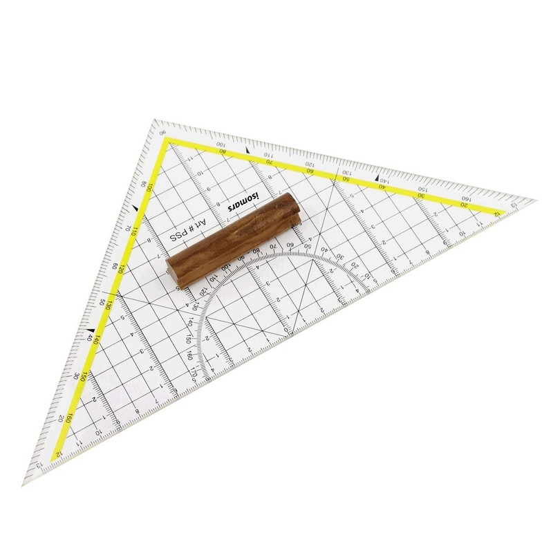 12″ Set Square Acrylic Drafting Triangle Ruler Accurate Marking Engineering Tool