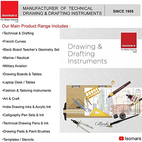 Drafting Set Squares Kit 10" 12" Scale 12" Protractor 360° Clear Rulers Set of 4 gallery