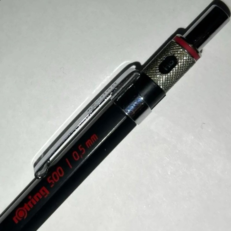 Rotring Old Model rotring500 0.5mm Black Silver Item