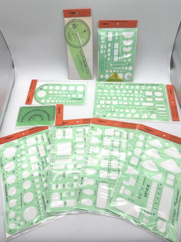 Timely Stencil Set (New) – Professional Thickness For Shadowless Positioning