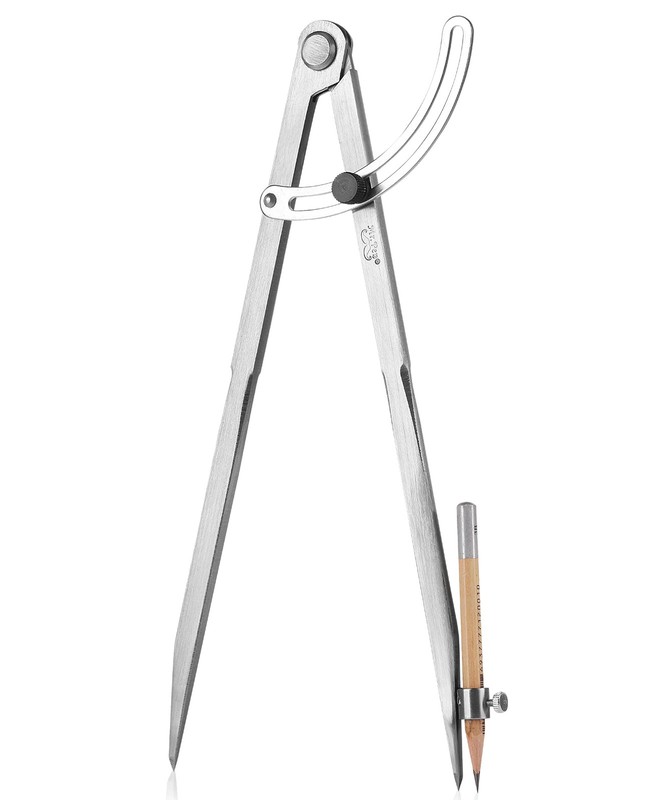 Mr. Pen- Professional Large Compass for Woodworking, 12 Inch Compass with Win…