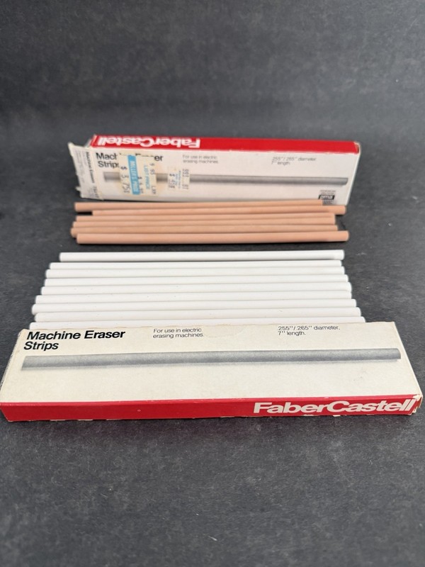 Faber Castell Machine Eraser Strips Vinyl #88 #75221 & 75217 #76 soft pink NOS