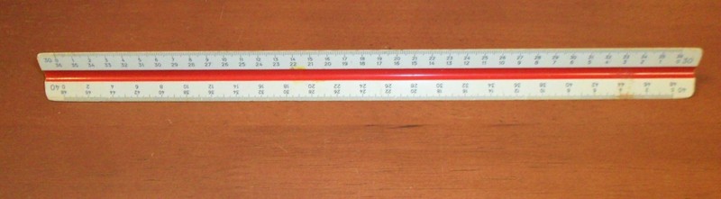 A. W. FABER-CASTELL 853/Z1 U.S. Standard Engineer Triangular Drafting Scale gallery