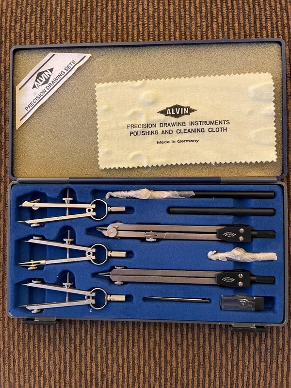Alvin – Precision Drawing / Drafting Set #912 – German Drafting Set – BRAND NEW