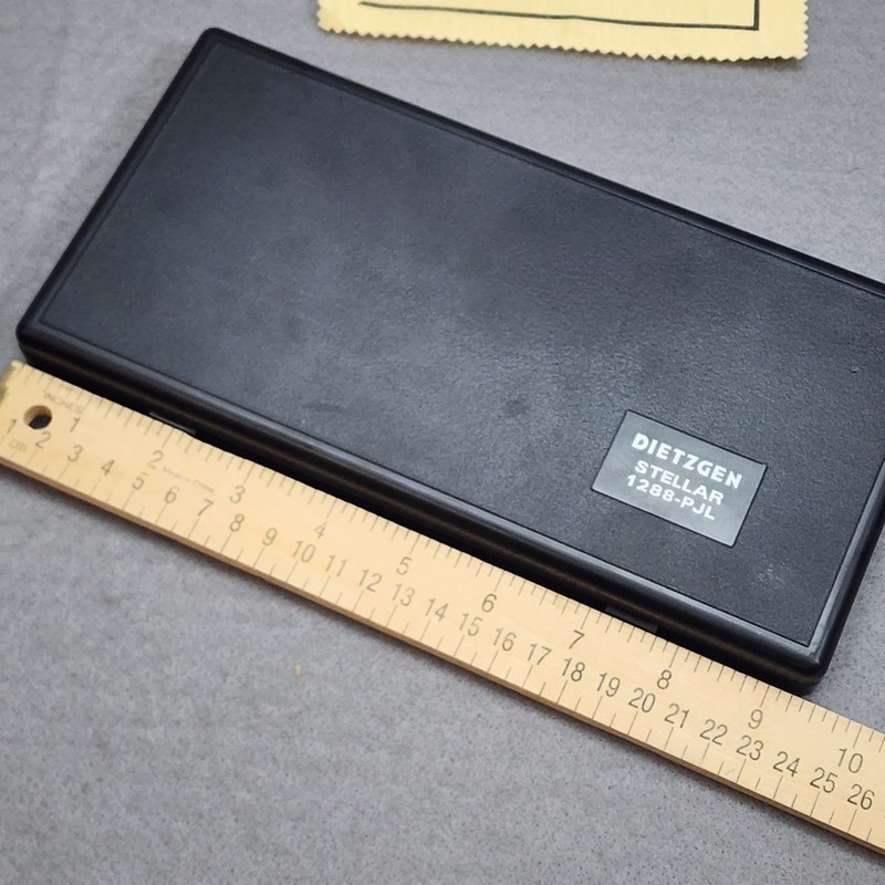 Dietgen Stellar 1288-PJL Drafting Set Silver German Precision Tools Vintage Case gallery