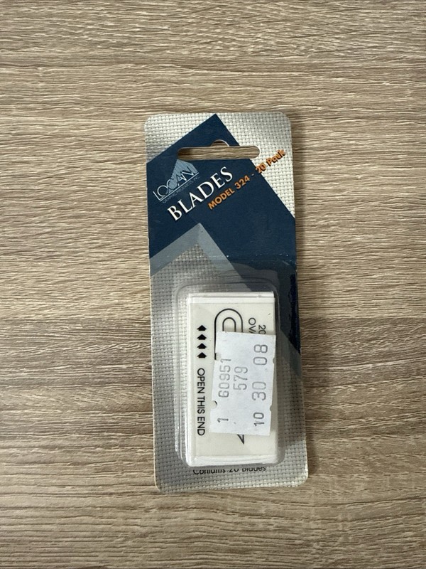 Logan Graphic Products 324 Replacement Mat Blades, Package of 20