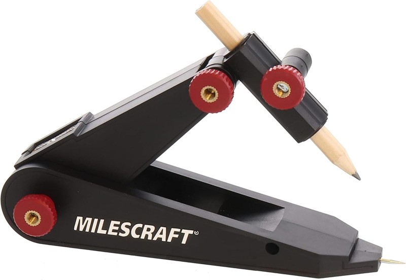 Milescraft 8407 ScribeTec – Scribing and Compass Tool 1 Count (Pack of 1)