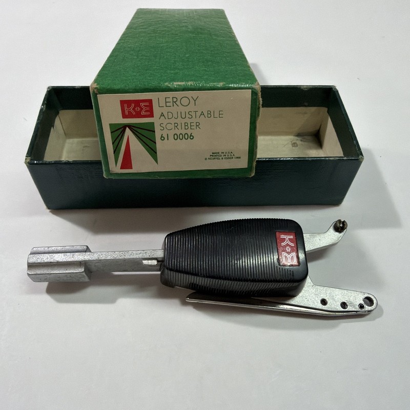 Vintage K & E Keuffel & Esser Leroy Adjustable Scriber No. 61 0006