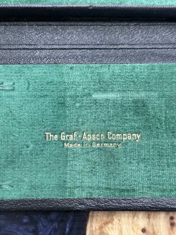 Vintage The Graf Apsco Company German Drafting Tool Set Drawing Instruments gallery