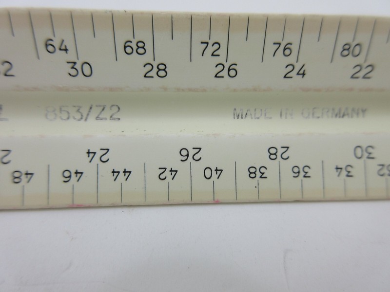 Vintage A.W. Faber Castell 853/Z2 Made In Germany Triangle Ruler Architect gallery