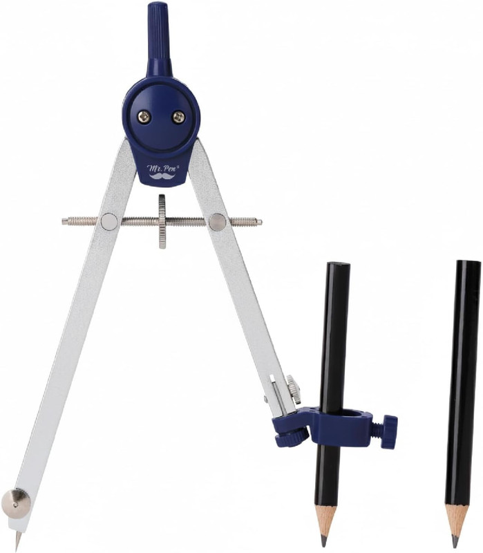Mr. Pen- Compass for Geometry, Compass with Pencil, Compass Drawing Tool, Drawin