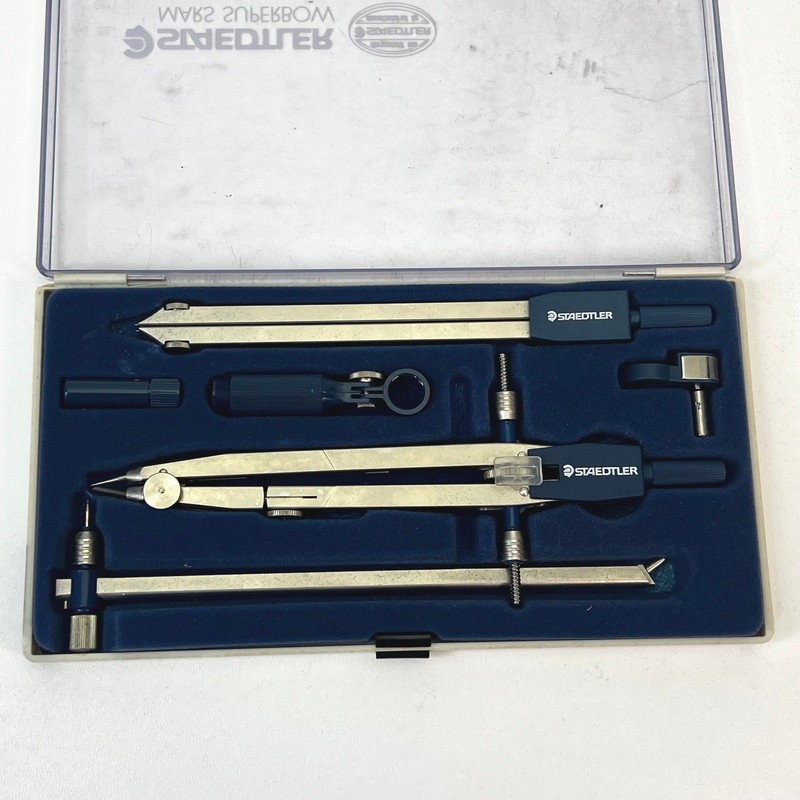 STAEDTLER Mars Superbow 553 52 A6 Germany Drafting Compass Set gallery