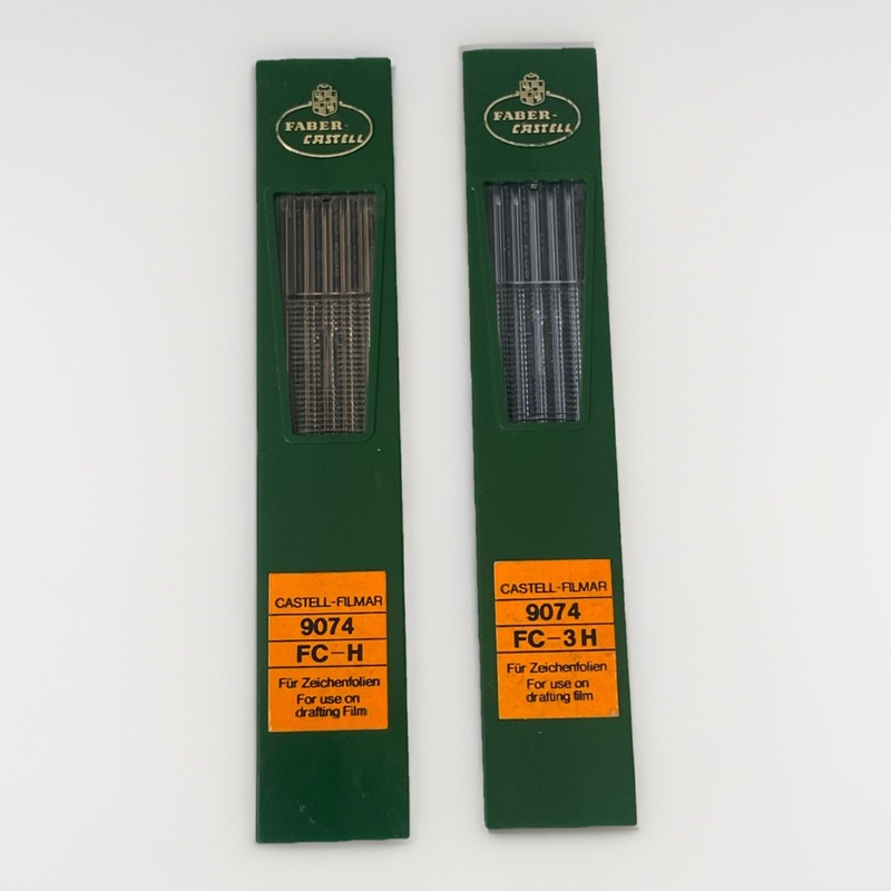 Vtg A.W. Faber-Castell 9074 Filmar Drafting Lead FC-H & FC-3H Made In Germany