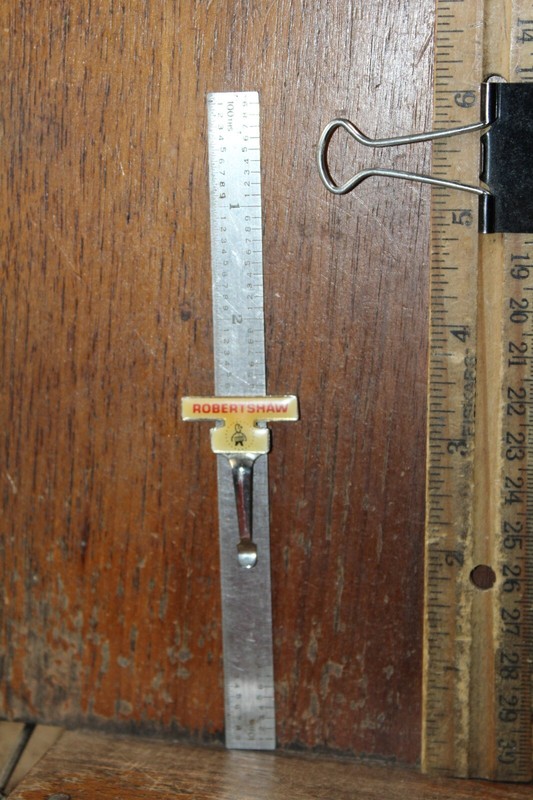 Vintage Robertshaw Pocket Ruler General 6"