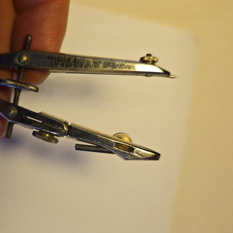 Vintage Gramercy Import Company Drafting Compass Tool Made in Germany 3.5" gallery