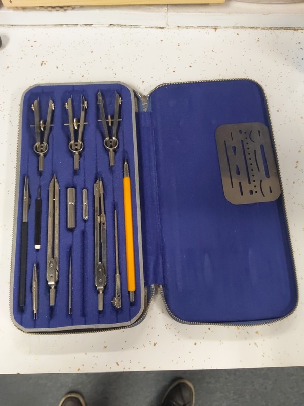 Vintage Lietz Banner Drafting Set Made in Germany 1969-cz