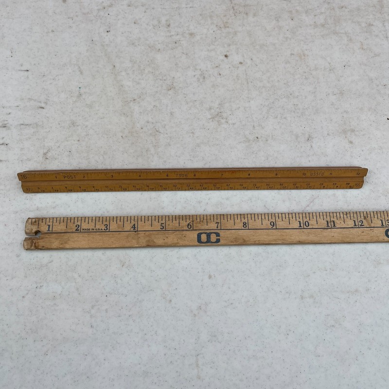 Post USSTD Triangle Ruler Vintage Number 7306 Made in the USA 12 inch