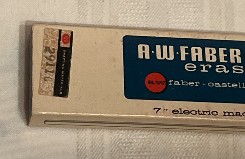 Faber-Castell 7” Electric Machine Erasers No 75 Magic Rub Vinyl 12 Count Box gallery
