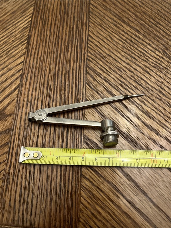 Vintage GEYER Drafting Compass Made in England FREE SHIPPING