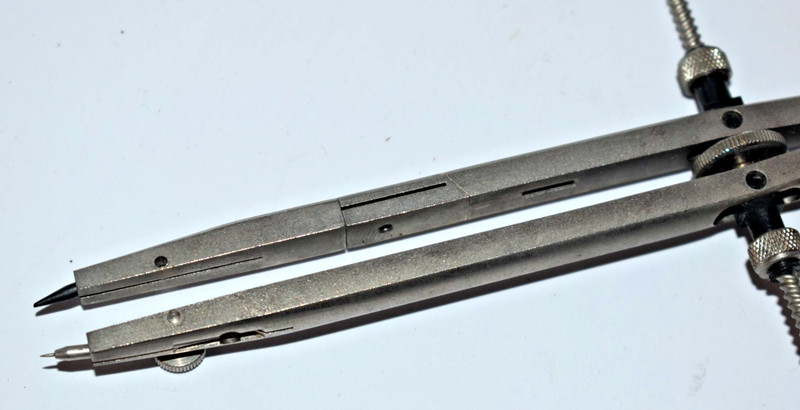Vtg. Staedtler Stainless Steel Drafting Compass - Germany gallery