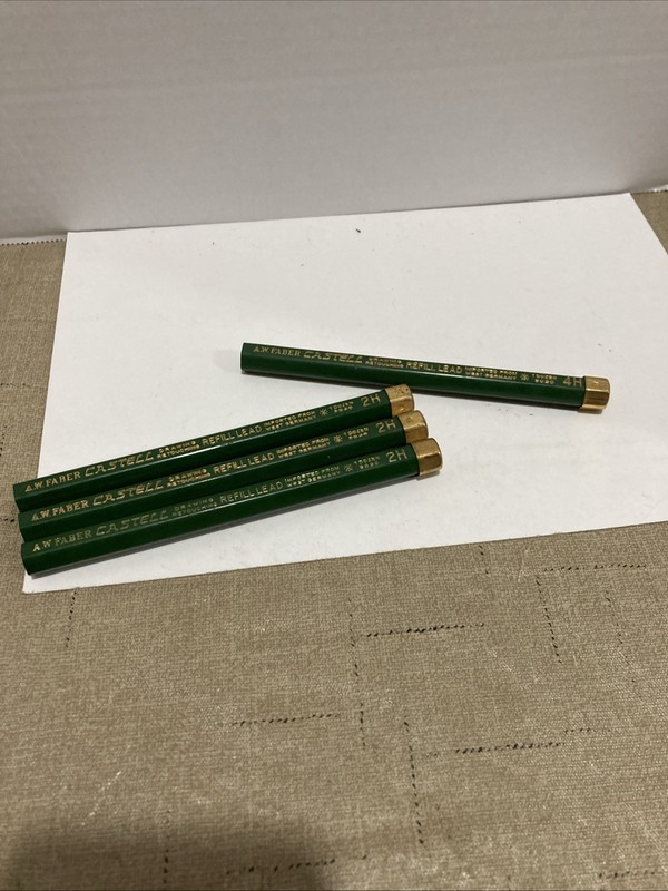 Vintage A.W. Faber Castell Drawing Lead Refill 9030,2H, 4H Lot