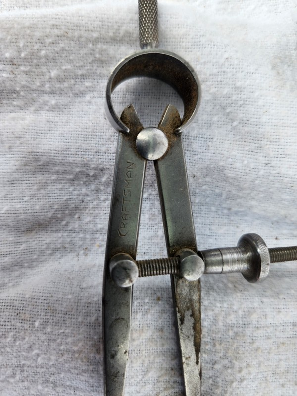 Vintage Lot Of 3 Compass, Scribe's? Craftsman, Made In USA #8 gallery