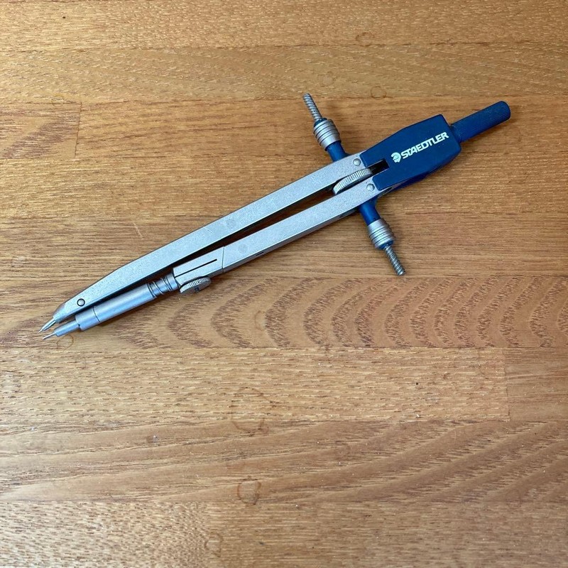 Staedtler Drafting Compass Silver/Blue