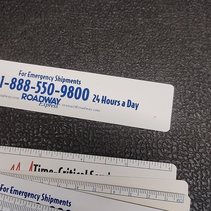 Lot of Roadway Express 6" Plastic Advertising Ruler Scales gallery