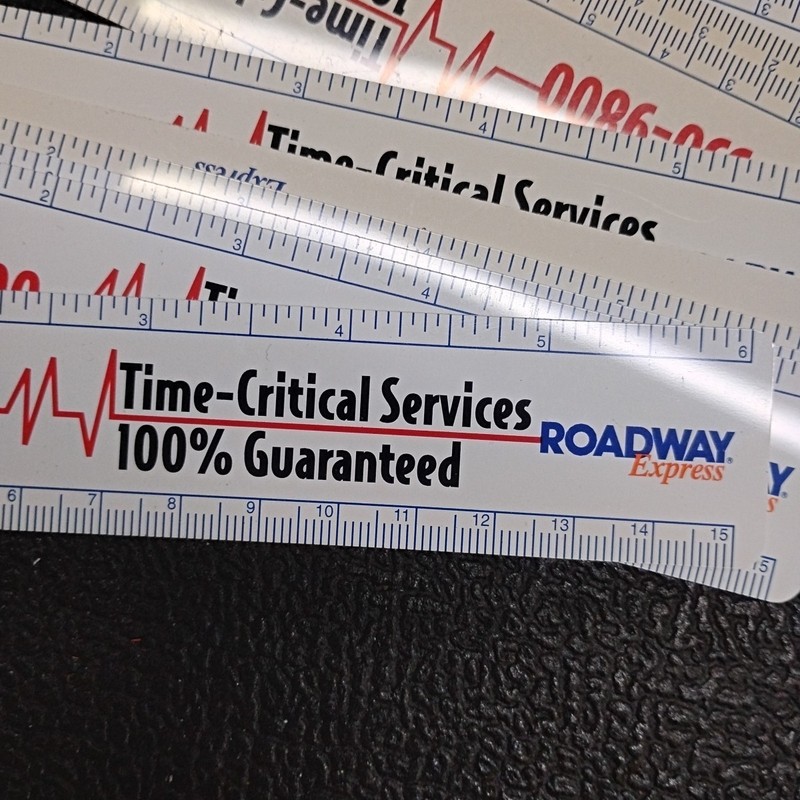 Lot of Roadway Express 6" Plastic Advertising Ruler Scales gallery