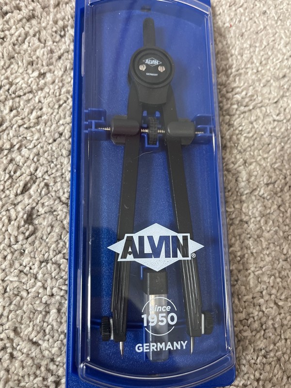Alvin Introductory 6" Bow Compass 201 with Universal Adapter gallery