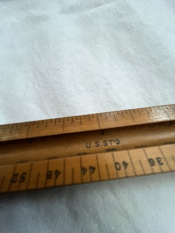 Vtg Dietzgen 1626 Wood 3-Sided Triangular 12 3/4” Drafting Ruler gallery