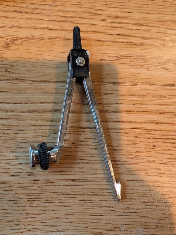 Vintage HELIX PRECISION Drafting Compass W/ Pencil Holder Made in England2118106