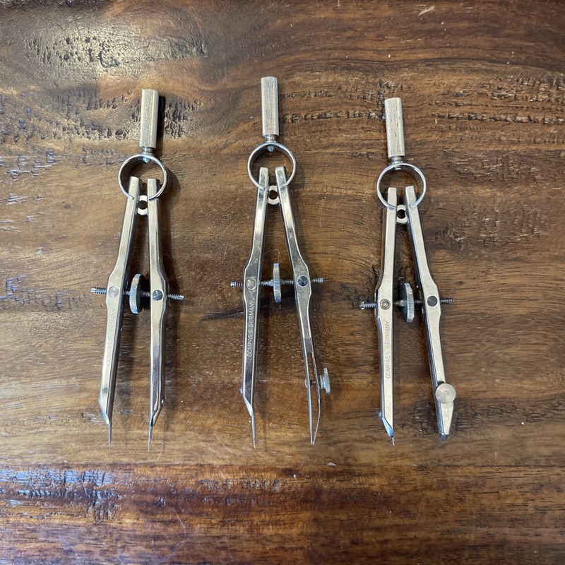 Drafting Tools Compass Germany SET OF 3