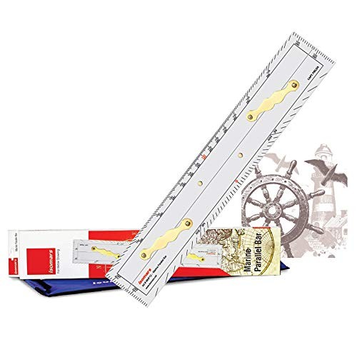 18 Inch Marine Parallel Bar Acrylic Clear Nautical Navigation Plotting Ruler gallery