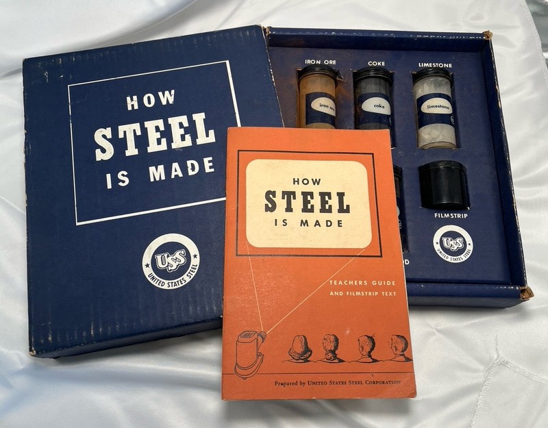 Vintage “How Steel is Made” Teaching Kit from United States Steel (USS) 1959