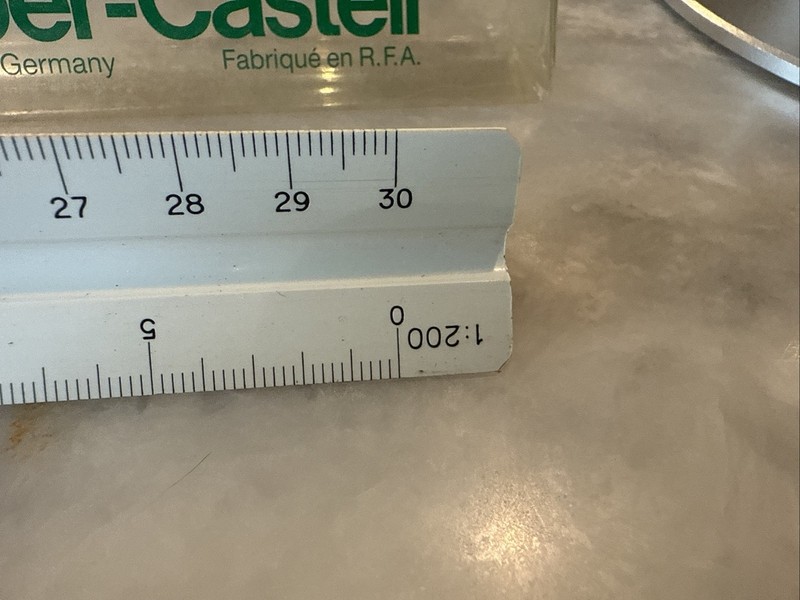 Vintage Triangle Ruler A. W. FABER CASTELL 853-B Made in Germany gallery