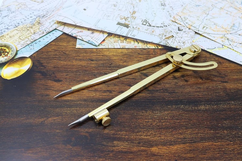 Wing Divider Tool Adjustable Metal Compass Layout Measuring Marking Divider Pro