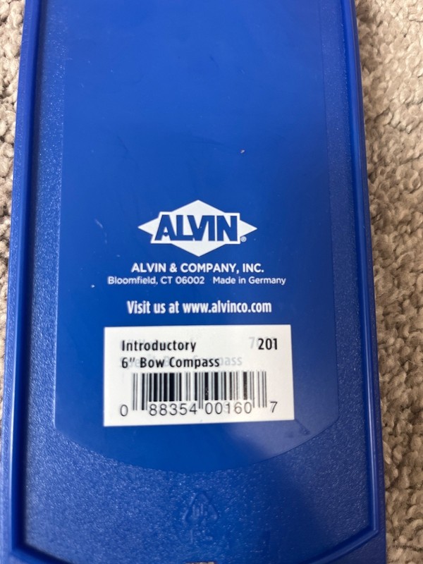 Alvin Introductory 6" Bow Compass 201 with Universal Adapter gallery