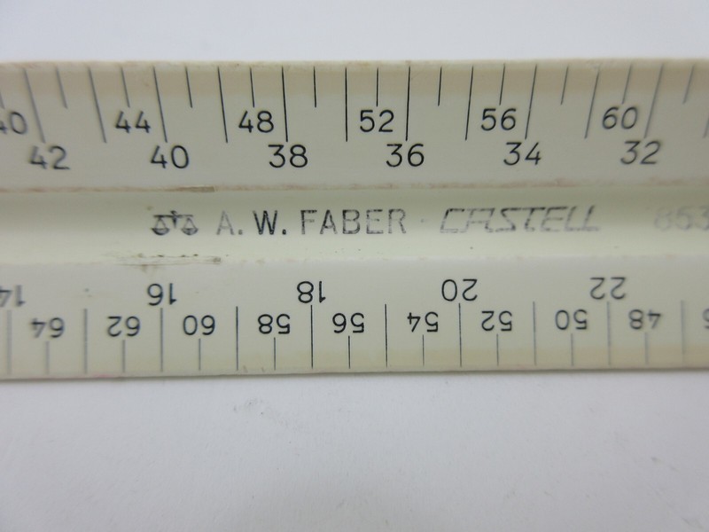 Vintage A.W. Faber Castell 853/Z2 Made In Germany Triangle Ruler Architect gallery