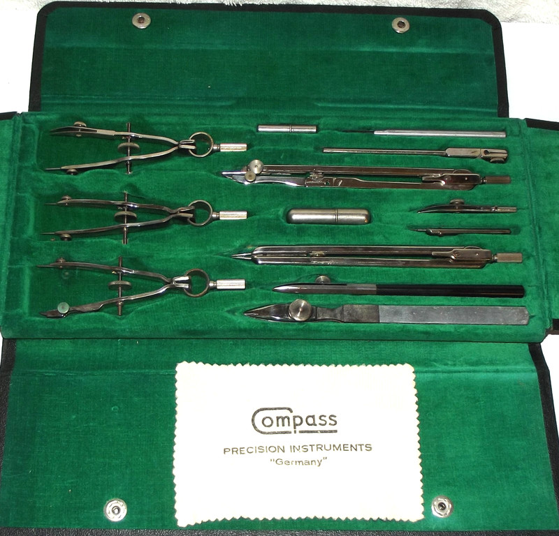 Vintage Gramercy Complete Engineering Drawing Set 1520 – VGC Made in Germany