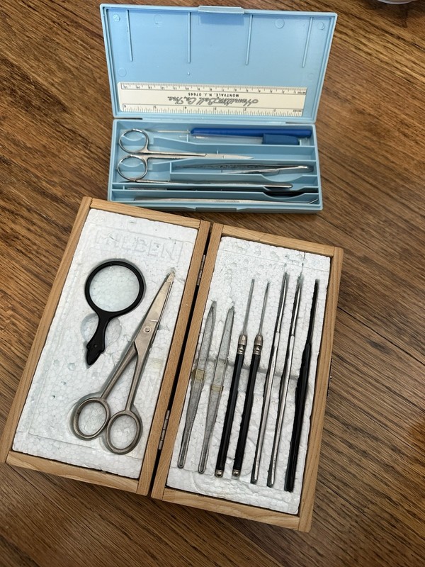 Dissecting Kits Vintage Set of 2 In Cases