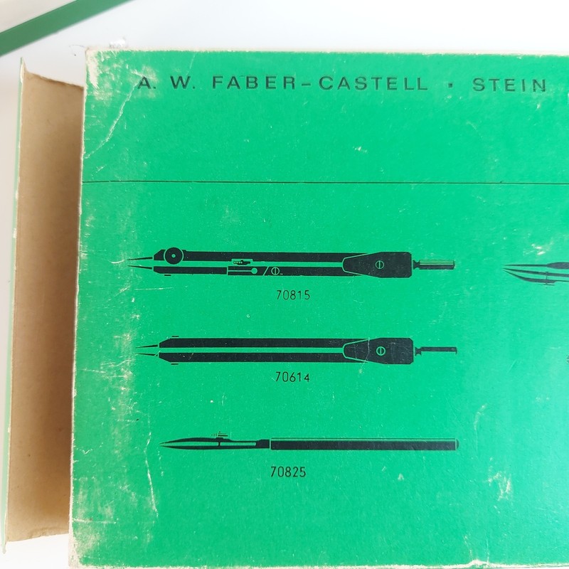 Faber Castell 718 VI Vintage Technical Drawing Compass Set - Made in Germany gallery